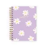 Cuaderno Charuca A5 Flores Lila punteado