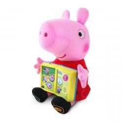 VTech - Peluche Interactivo Educativo De Peppa Pig Aprende Con Los Diverlibros