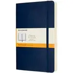 Cuaderno Moleskine Classic large rayas tapa blanda azul zafiro - Versión expanded