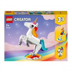 LEGO - Animales De  Para Construir Unicornio Mágico Y Pavo Real Creator 3 En 1