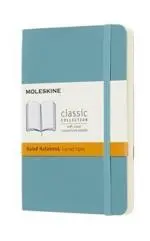 Libreta Moleskine Ruled Notebook Pocket Azul Arrecife Pautado