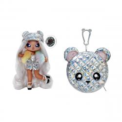 Na! Na! Na! Surprise - Muñeca Con Bolso Pompón Set 2 En 1 Glam Series Ari Prism