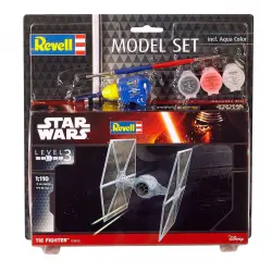 Revell - Maqueta TIE Fighter con accesorios básicos Star Wars Revell.