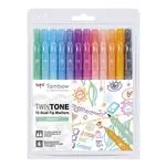 Set Tombow Twin Tone 12 rotuladores colores pastel