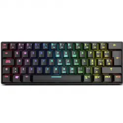 Teclado gaming mecánico RGB mini Krom Kluster RGB