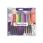 Blíster con 12 rotuladores Paper Mate FLAIR punta de fibra colores metálicos