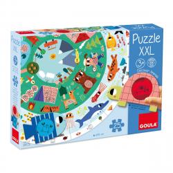 Goula -  De Madera Puzzle XXL Descubre Animales