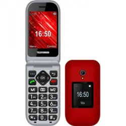 Teléfono móvil Telefunken S460 Rojo