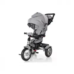 Triciclo Infantil Evolutivo Con Ruedas De Goma Y Asiento Reversible Neo Air Grey De Lorelli