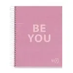 Cuaderno A5 Miquelrius Be Eco cuadrícula 5 mm Rosa