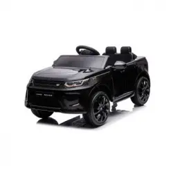 Land Rover Discovery 12v Negro - Coche Eléctrico Infantil Para Niños Batería 12v Con Mando Control Remoto
