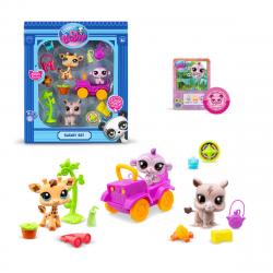 BANDAI - Pack de Juegos Safari Littlest Pet Shop.