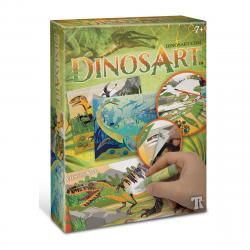 Dinos Art -  Artístico Láminas Creativas De Arena Dinosaurios DinosArt