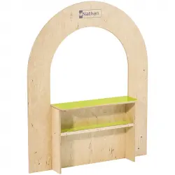Módulo de madera Nathan Fachada mostrador