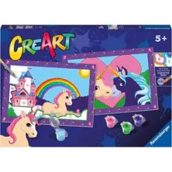 Ravensburger - Creart Junior Unicornios