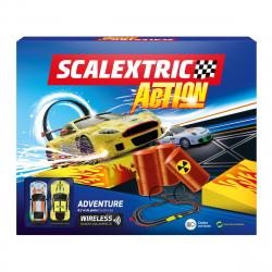 Scalextric - Circuito Action Digital Adventure Wireless Escala 1:43 Pista Línea Action