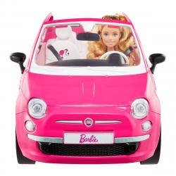 Barbie - Muñeca Y Coche Fiat 500