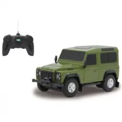 Coche Zaguero Teledirigido Land Rover Verde 1:24 Jamara