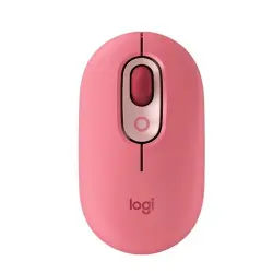 Ratón inalámbrico Logitech Pop Emoji Heartbreaker Rosa