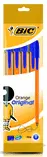 4 bolígrafos BIC naranja azul