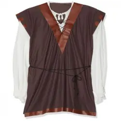 Nc012 Camisa C/chaleco Medieval T-l
