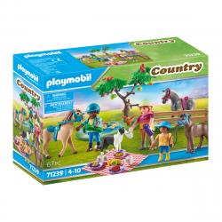 Playmobil - Excursión De Pícnic Con Caballos Country