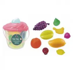 Set De Mini Frutas De Plástico Para Juegos Y Cocinas Infantiles