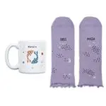 UO Kit Calcetines Eres Magia talla 36-41 + Taza Horóscopo Piscis