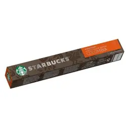 10 cápsulas Nespresso Starbucks Colombia café espresso