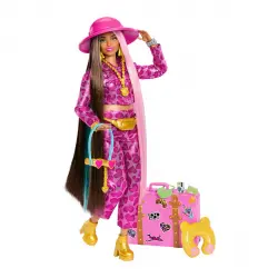 Barbie - Muñeca Con Accesorios De Viaje Y Moda Safari Extra Fly Modelos Surtidos