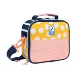 Bolsa isotérmica porta alimentos Milan + 3 recipientes serie especial Swims 2 rosa y amarillo