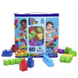 Mega Bloks - Bolsa Clásica Con 60 Bloques De Construcción, s Bebés 1 Año