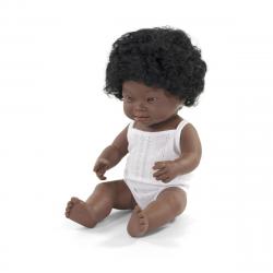 Miniland - Muñeca Bebé Niña Africana Con Síndrome Down