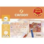 Minipack promo de láminas de dibujo Canson Basik A4