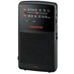 Radio Portátil Sangean SR35 AM/FM Negro