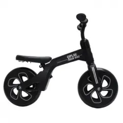 Bicicleta Sin Pedales Tech Balance Bike Negra - Asiento Ajustable En 4 Alturas Y Acolchado - Ideal Para Niños De 2 A 4 Años (máximo 30 Kg) - Qplay