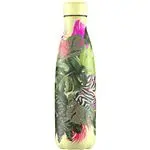 Botella termo Chilly's 500 ml Tropical Hojas de Monstera