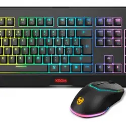 Combo gaming teclado + ratón inalámbricos Krom Kabala