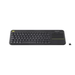 Teclado inalámbrico Logitech K400 Plus TouchPad Negro