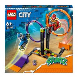 LEGO - Motos De  Y Desafío Acrobático: Anillos Giratorios 1 O 2 Jugadores City Stuntz