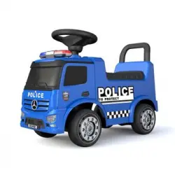 Runruntoys Mercedes Benz Police Push Truck, Color Azul (5016) (injusa - Run Run)