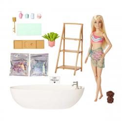 Barbie - Muñeca Con Bañera Y Accesorios De Baño