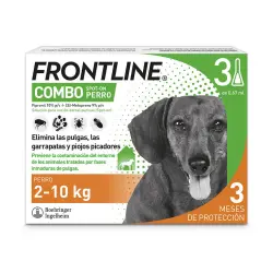 Frontline Combo Pipetas Antiparasitarias para perros pequeños