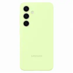 Funda de silicona Samsung verde para Galaxy S24