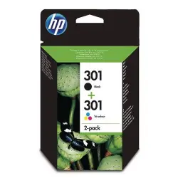 HP Tinta 301 Pack BLK+Tricolor(CMYK