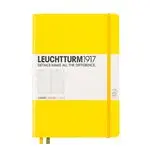 Libreta A5 Leuchtturm 1917 Medium tapa dura rayada amarillo limón