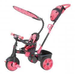 Little Tikes - Triciclo Deluxe 4 En 1 Rosa Neon