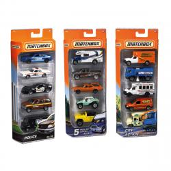 Matchbox - Pack De 5 Vehículos Del Desierto Coches De  Modelos Surtidos