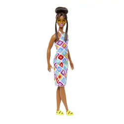 Barbie - Muñeca Afroamericana Con Vestido Crochet Fashionista Modelos Surtidos