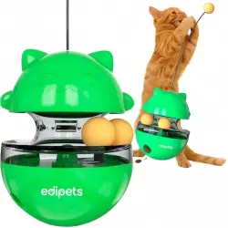 Edipets juguete interactivo verde para gatos